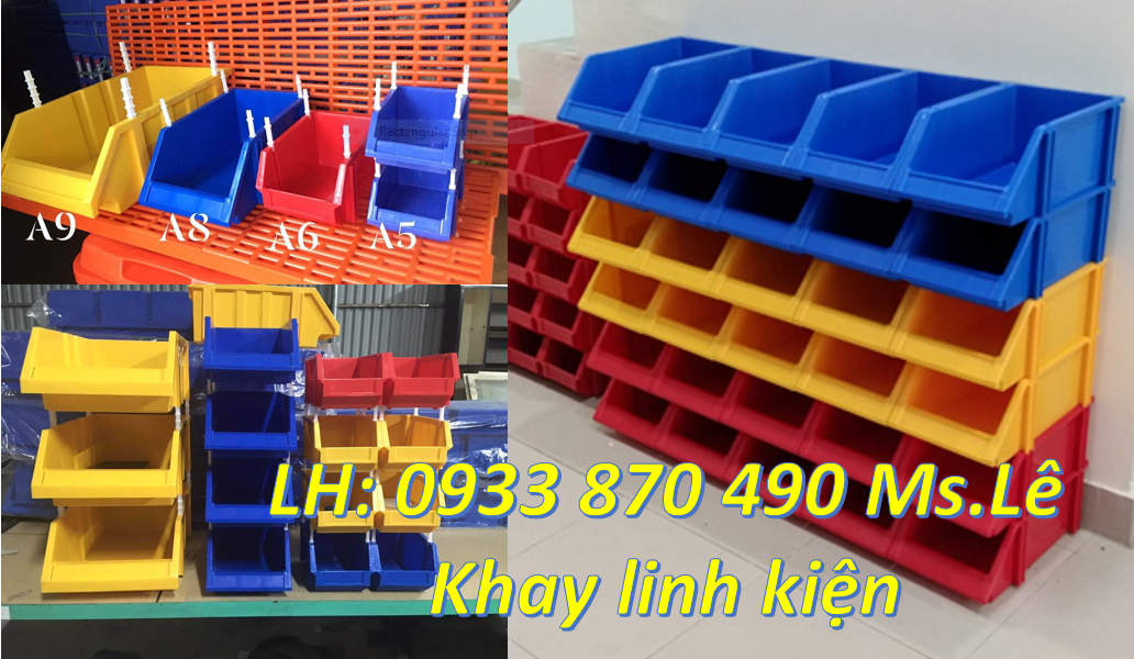 Khay nhựa đựng dụng cụ A5 , A6, A8 , A9 tai TPHCM 