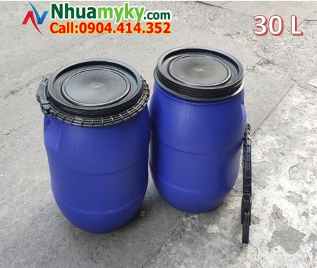 THÙNG PHUY NHỰA 30 LÍT MỚI 100% ( CÓ ĐAI NHỰA )